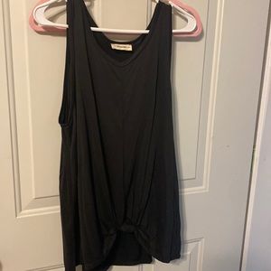 Knotted front tank top